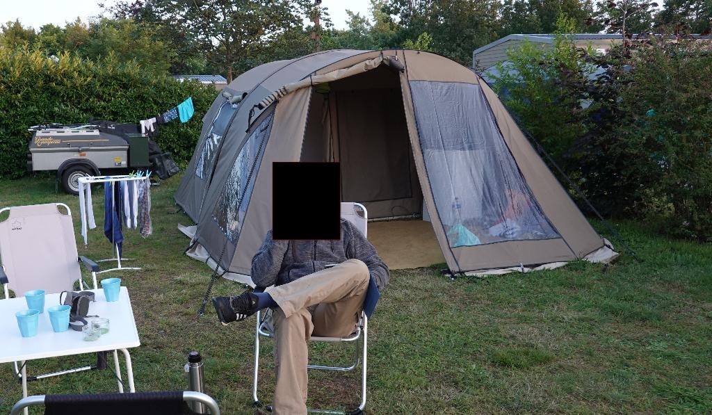 Falco Buizerd tunneltent, Caravans en Kamperen, Tenten, Ophalen, Gebruikt, Tot en met 4