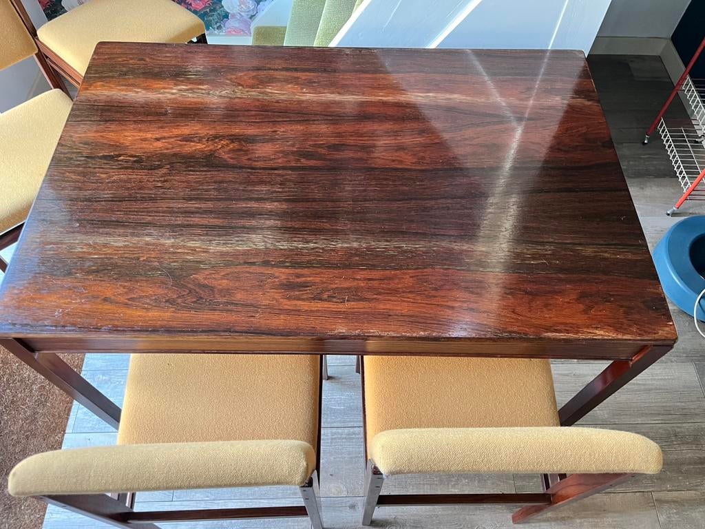 Mooie vintage Topform eettafel, Ophalen, Gebruikt, 200 cm of meer, 50 tot 100 cm