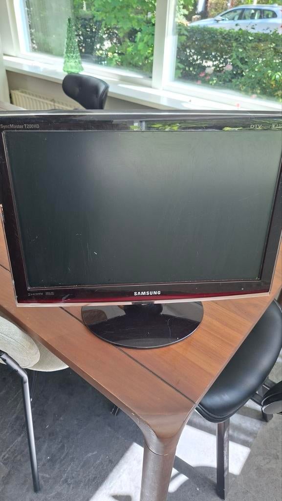 Samsung SyncMaster T200HD 20 inch monitor/tv, HDMI, Ingebouwde speakers, Ophalen of Verzenden, Samsung