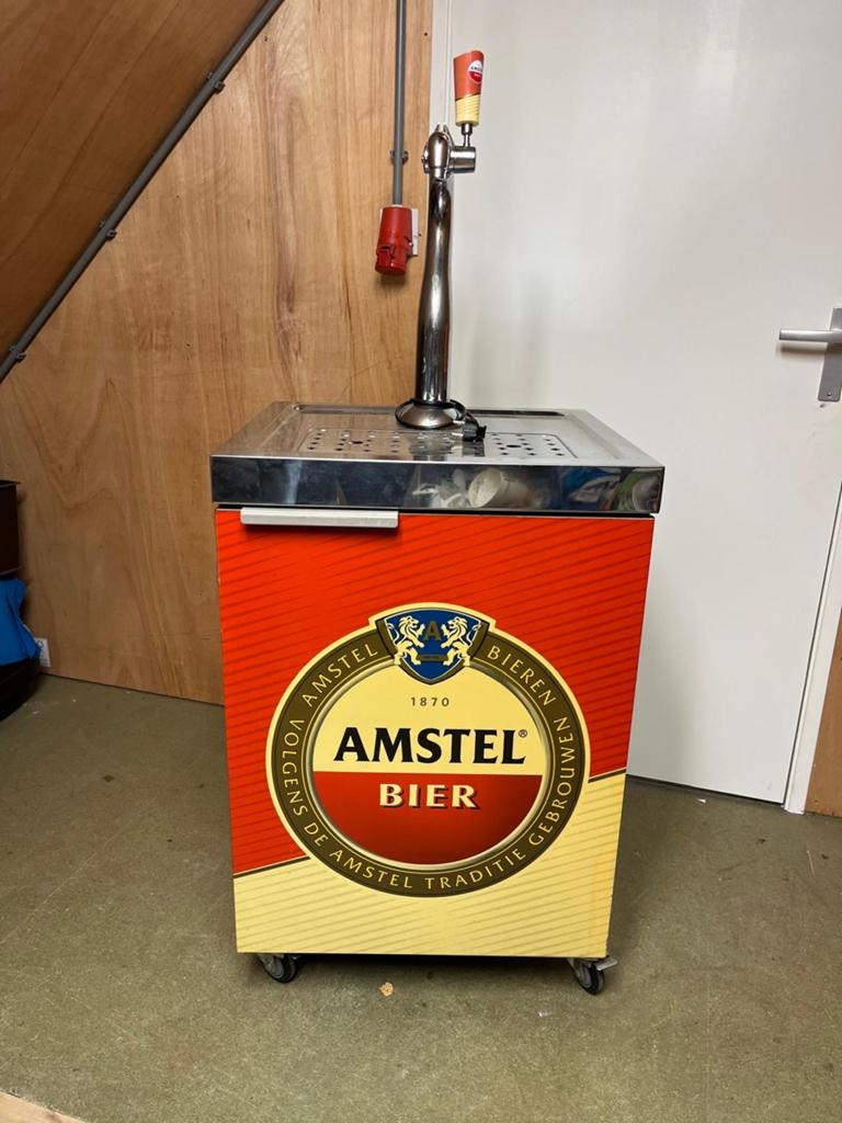 Amstel Bier Davidtap met 2 Koolzuurflessen, Ophalen, Gebruikt, Overige typen