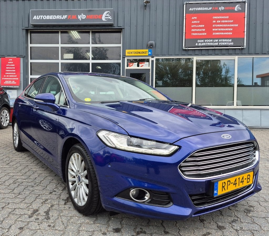 Ford Mondeo 2.0 Tdci Econetic 150pk 5d 2018 Blauw, Voorwielaandrijving, Stof, 4 cilinders, Mondeo