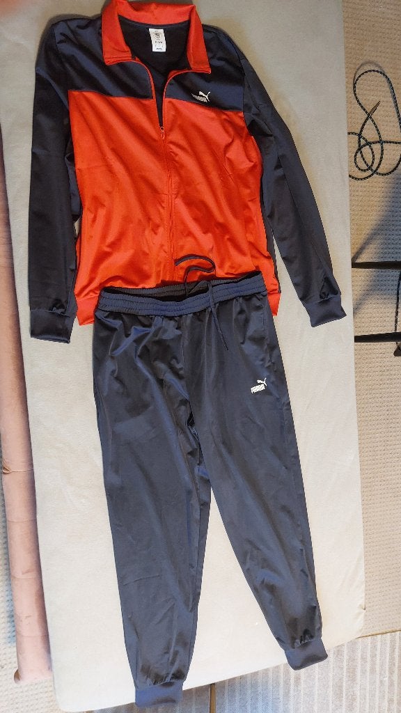 Puma trainingspak heren maat XL blauw-rood, Ophalen, Puma, Overige typen, Rood