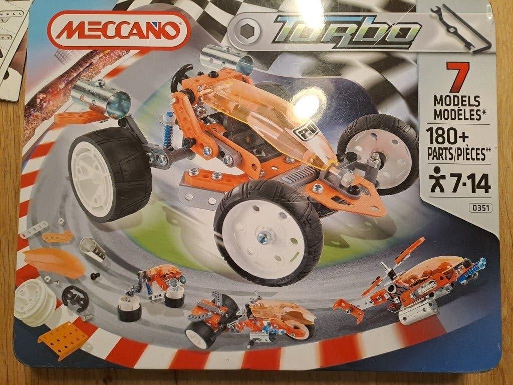 Meccano dubbele set, Ophalen of Verzenden, Zo goed als nieuw, Groter dan 1:32