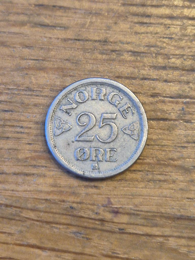 Noorwegen - 25 Ore 1952, Verzenden, Overige landen, Losse munt