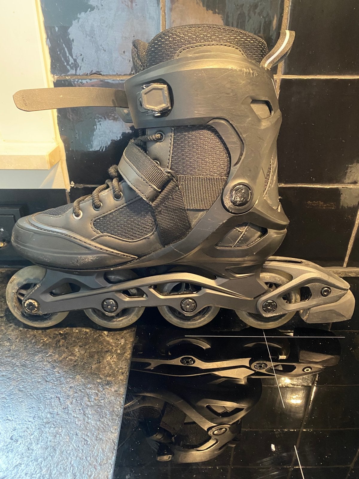 Skeelers zwart, Sport en Fitness, Skeelers, Overige merken, Gebruikt, Dames, Ophalen of Verzenden