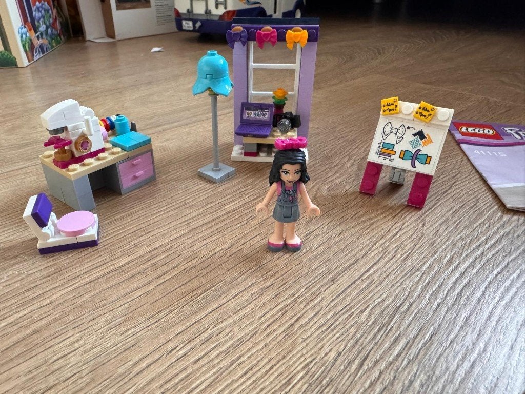 LEGO Friends 41115 – Emma’s atelier, Lego, Friends, Ophalen of Verzenden, Zo goed als nieuw