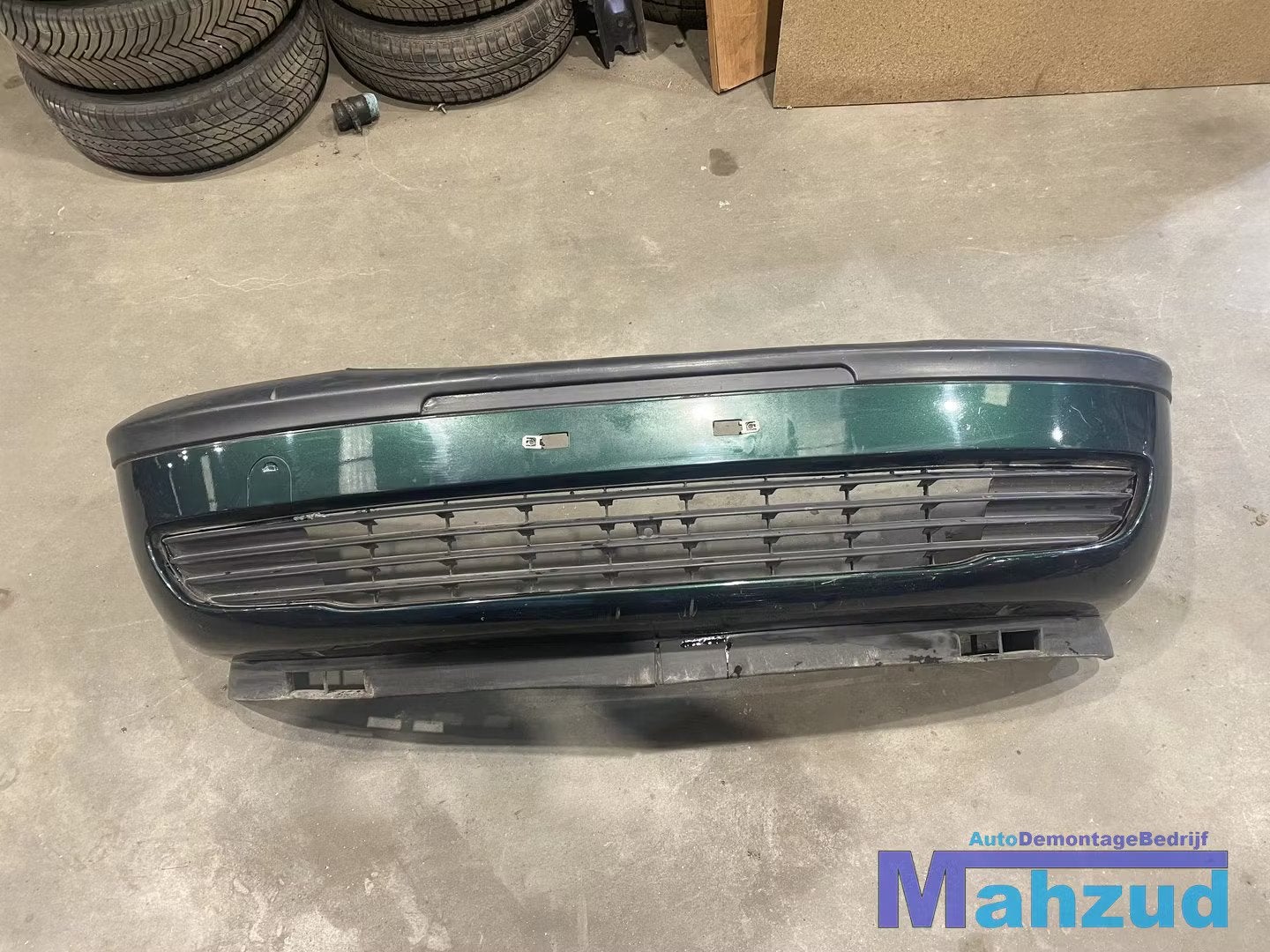 Opel Zafira A groen Z398 voorbumper bumper voor, Gebruikt, Voor, Opel Automobile GmbH, Ophalen of Verzenden
