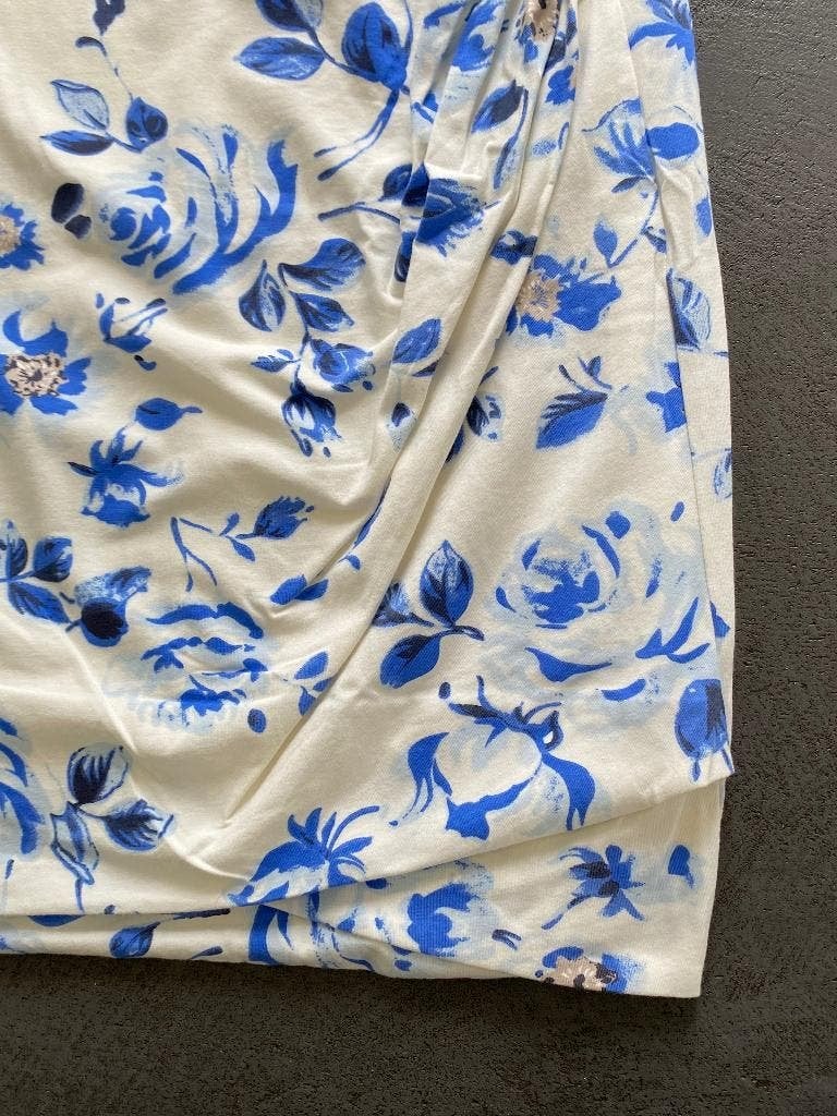 i193/4 Nieuw: Mt 40=M/L Susskind rok wit/blauw rokje, Kleding | Dames, Maat 38/40 (M), Blauw, Ophalen of Verzenden, Zo goed als nieuw
