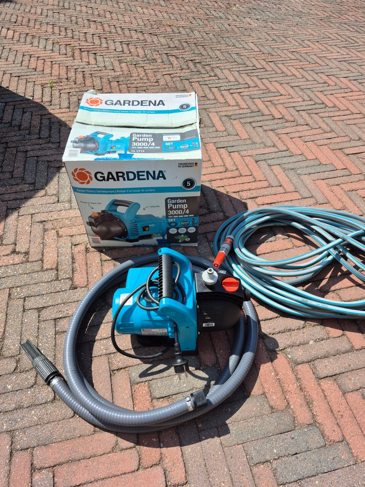 Gardena bespoeiingspomp 3000/4 set, Ophalen, Zo goed als nieuw, Elektrisch, Besproeiingspomp