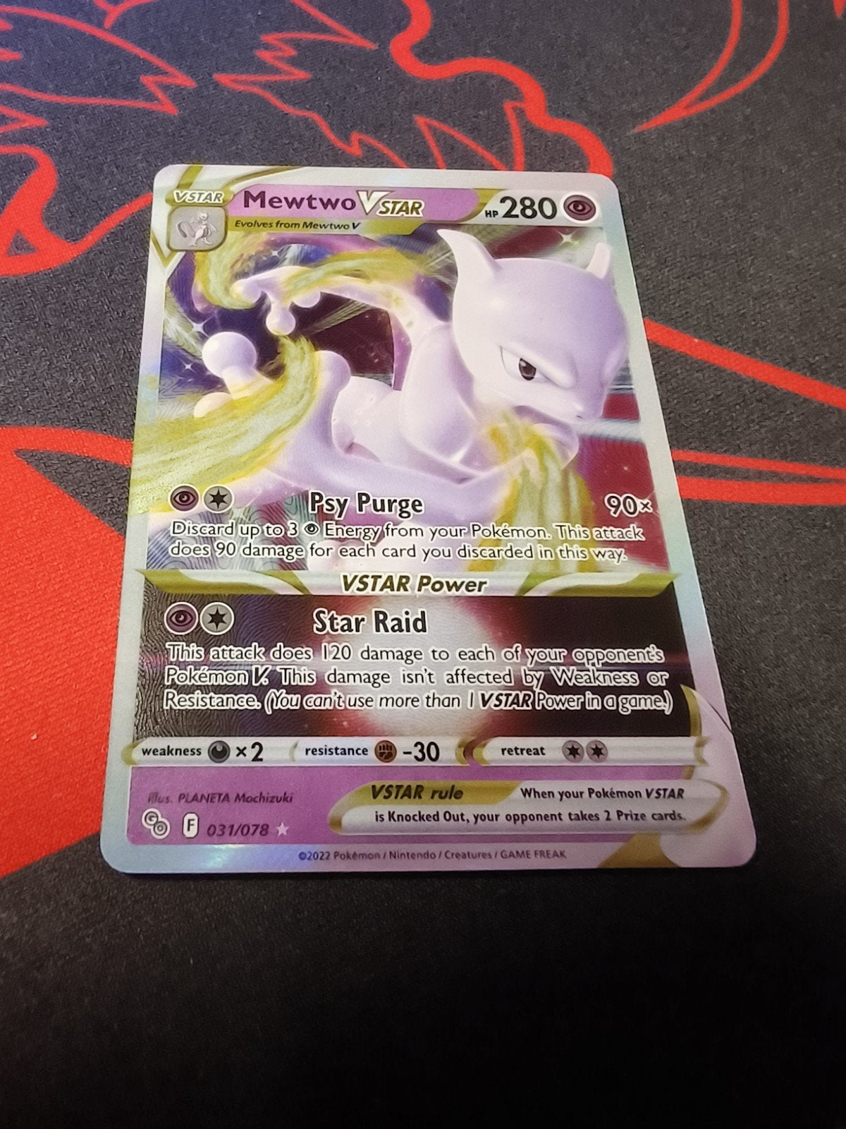 Mewtwo Vstar 031/078 van Pokémon Go, Ophalen of Verzenden, Nieuw