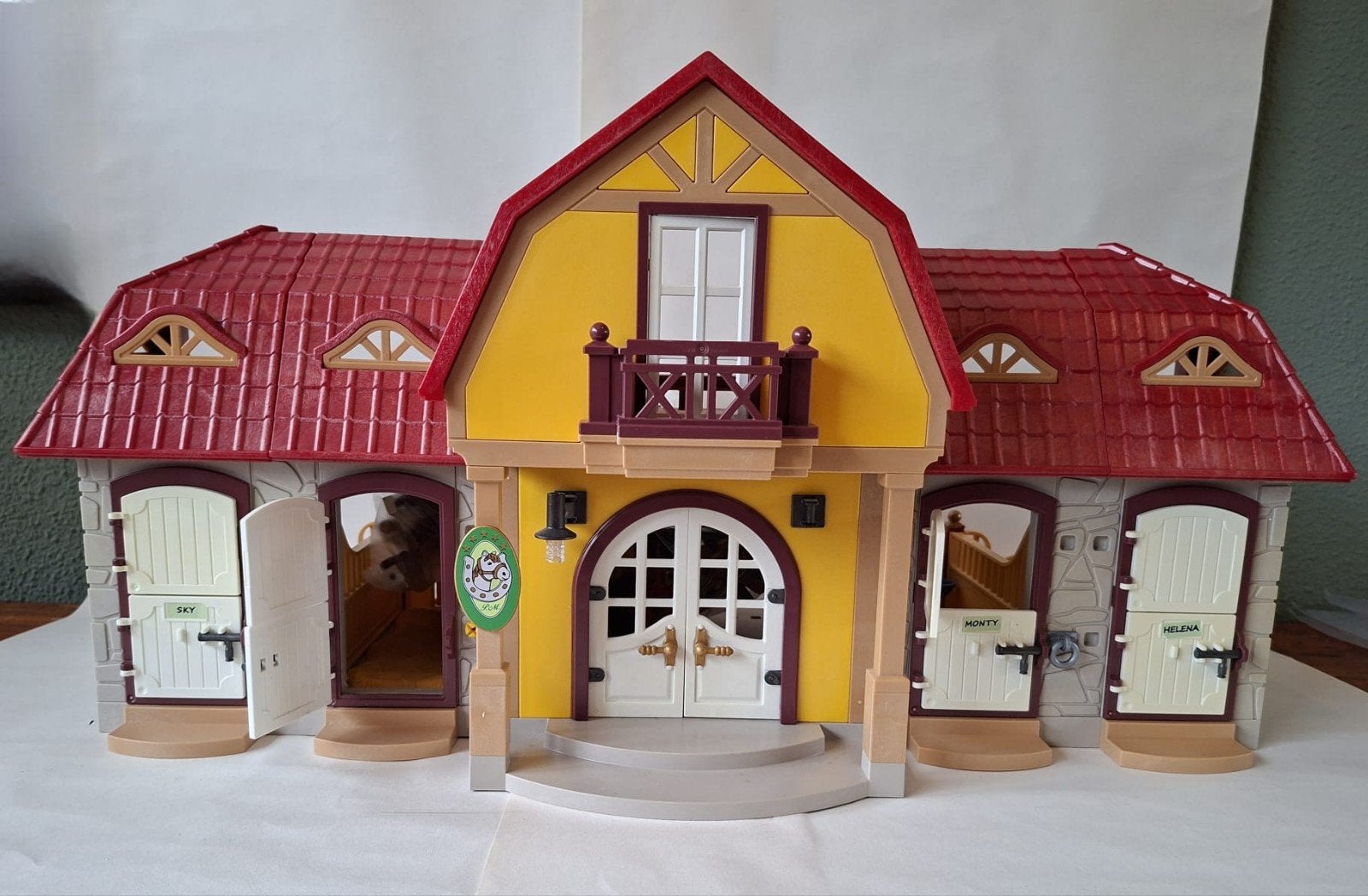 Playmobil manege, Ophalen, Zo goed als nieuw, Complete set, Overige typen
