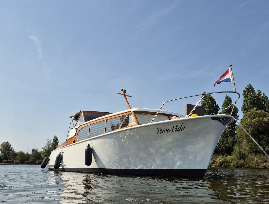 Prachtige Klassieke Akerboom Cabrio Kruizer (1963), 29 pk, Binnenboordmotor, Diesel, Kruiser