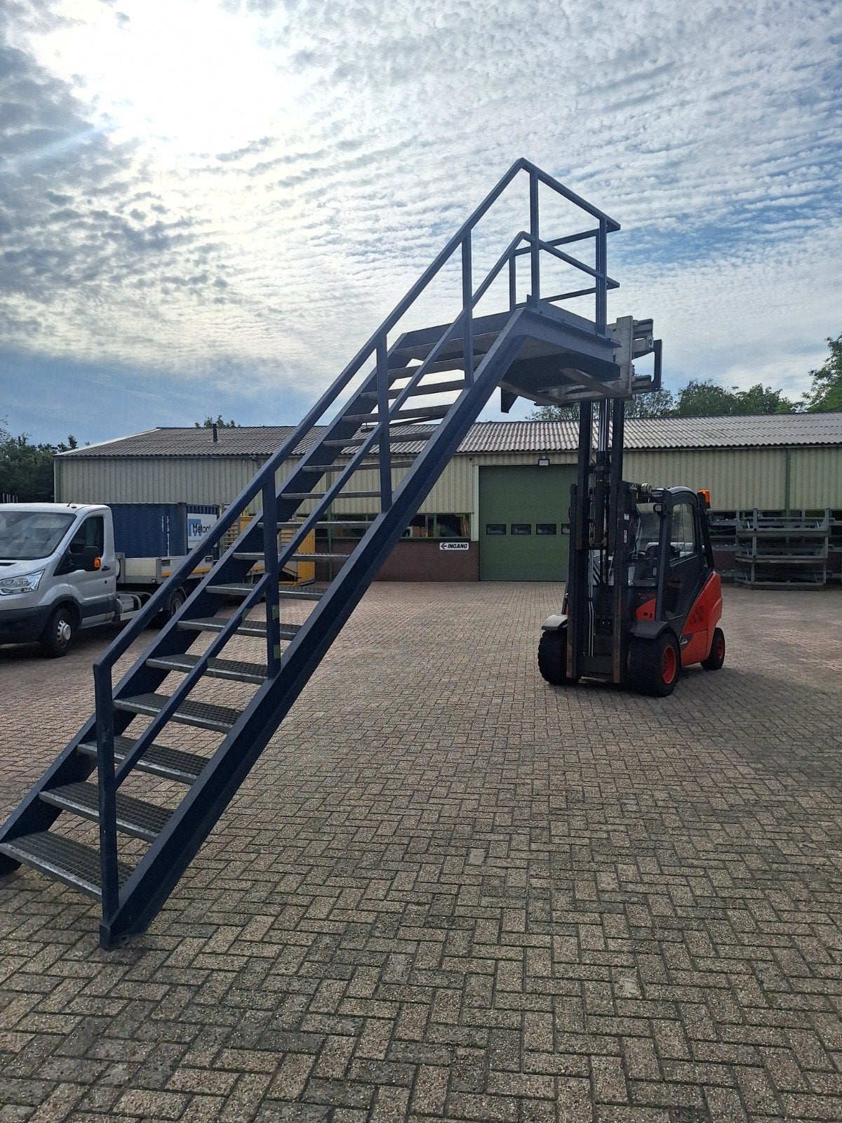 Stalentrap, Ophalen, Gebruikt, Trap, 2 tot 4 meter