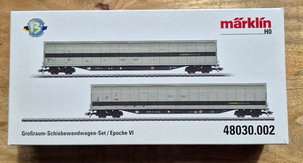 Railadventure transportwagens (Märklin HO), Wisselstroom, Verzenden, Analoog, Märklin