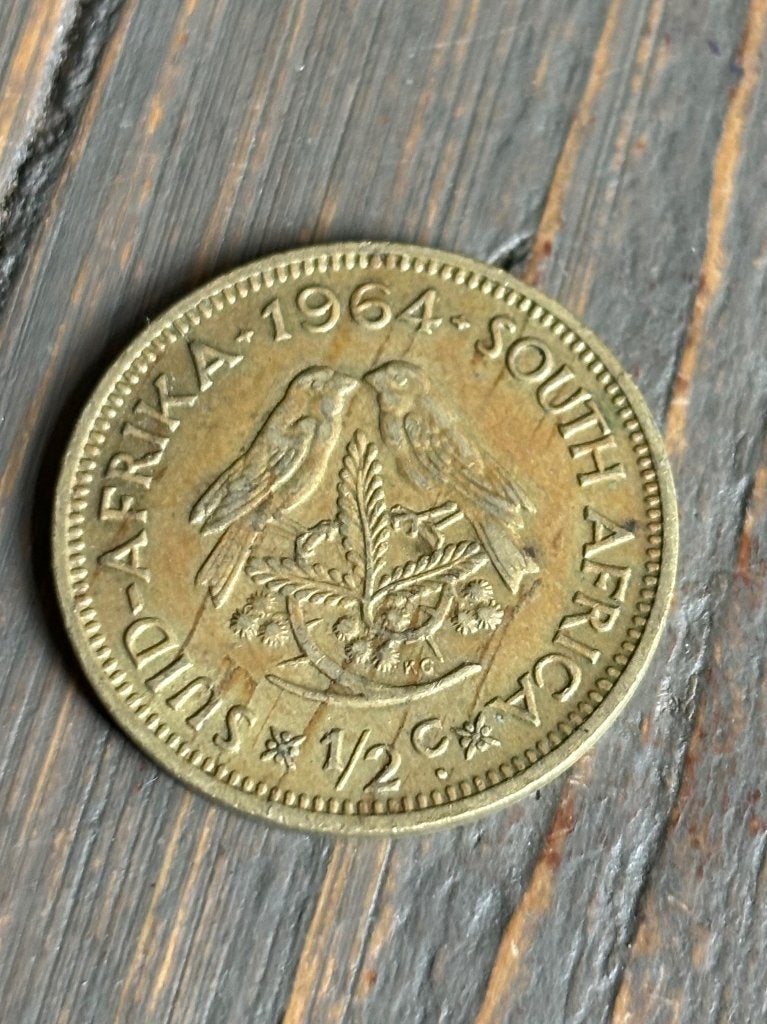 1/2 Cent 1964 Zuid Afrika, Ophalen of Verzenden, Zuid-Afrika, Losse munt