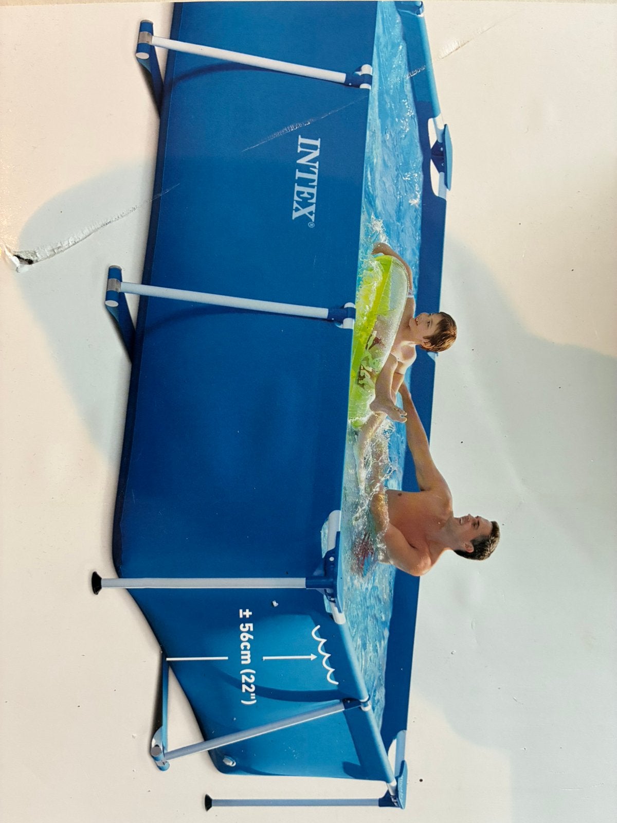 Intex zwembad 260 x 160 cm compleet met pomp + accessoires, Ophalen, Gebruikt, Minder dan 80 cm, Minder dan 200 cm