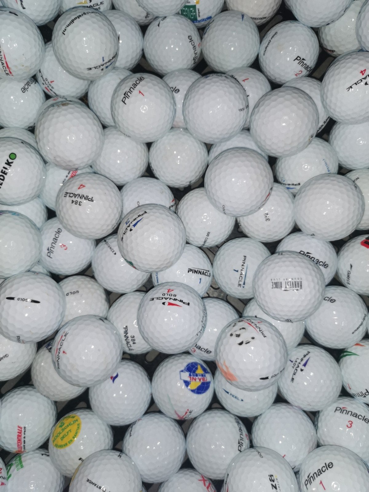 Pinnacle gold golfballen 100 stuks AAAA kwaliteit, Ophalen of Verzenden, Bal(len)