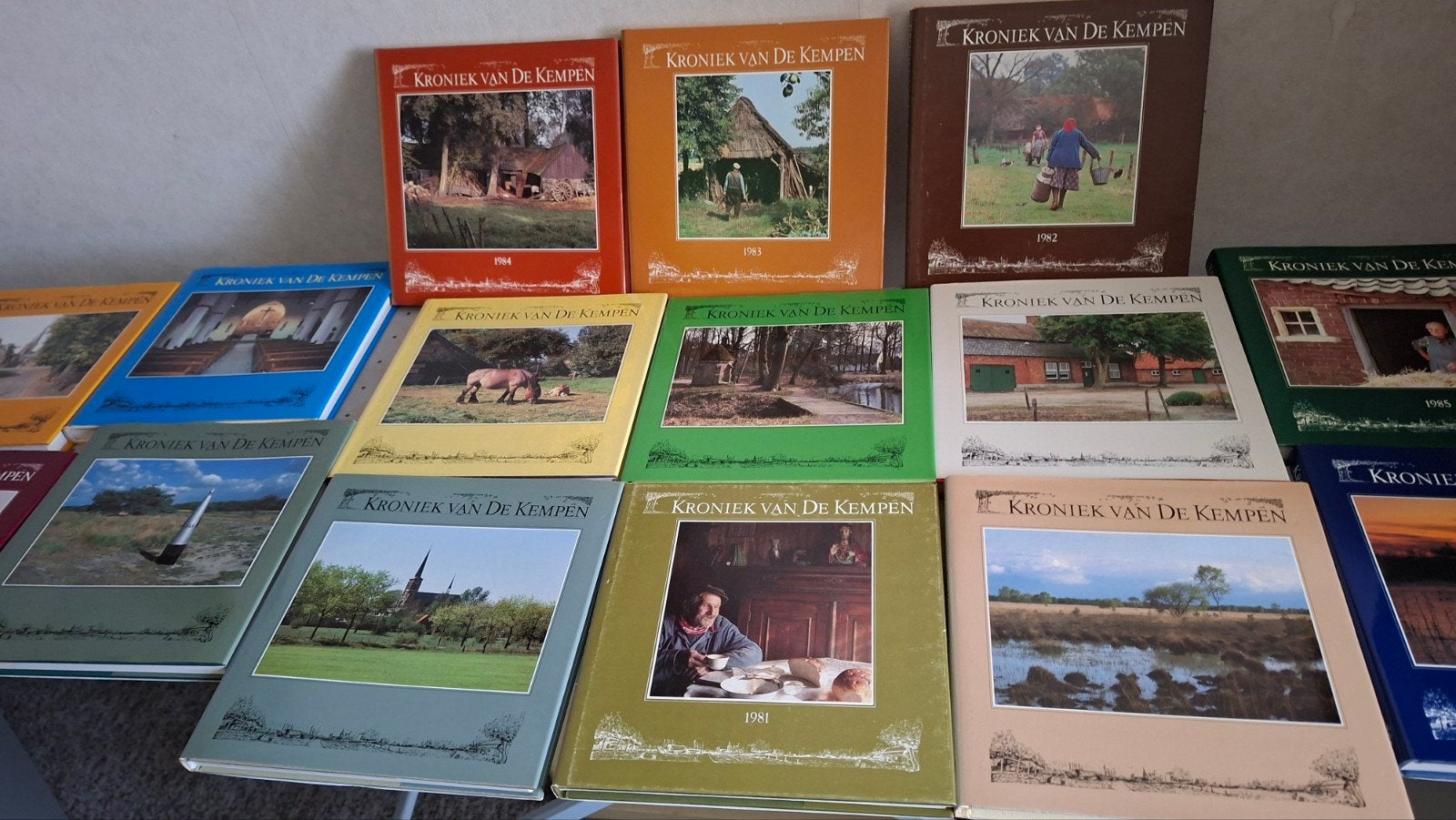 15 Delen Kroniek van de Kempen., Ophalen of Verzenden, 20e eeuw of later, Zo goed als nieuw