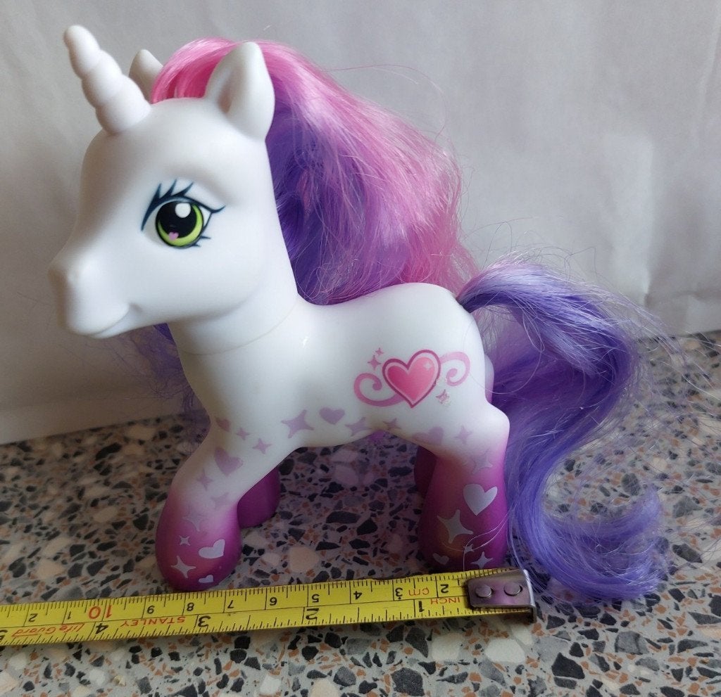 My little Pony Hasbro 2007 G3 Sweetie Belle eenhoornfiguur, Ophalen of Verzenden, Zo goed als nieuw