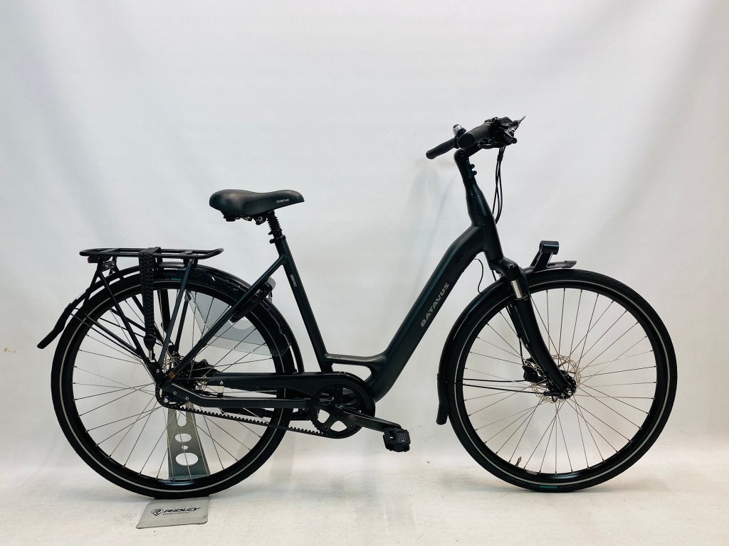 BATAVUS Finez damesfiets matzwart M-53cm – CDX riem