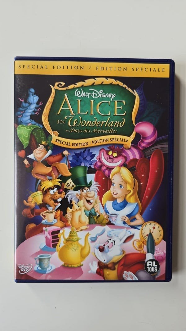 ALICE IN WONDERLAND (DVD), Cd's en Dvd's, Dvd's | Tekenfilms en Animatie, Alle leeftijden, Verzenden, Zo goed als nieuw