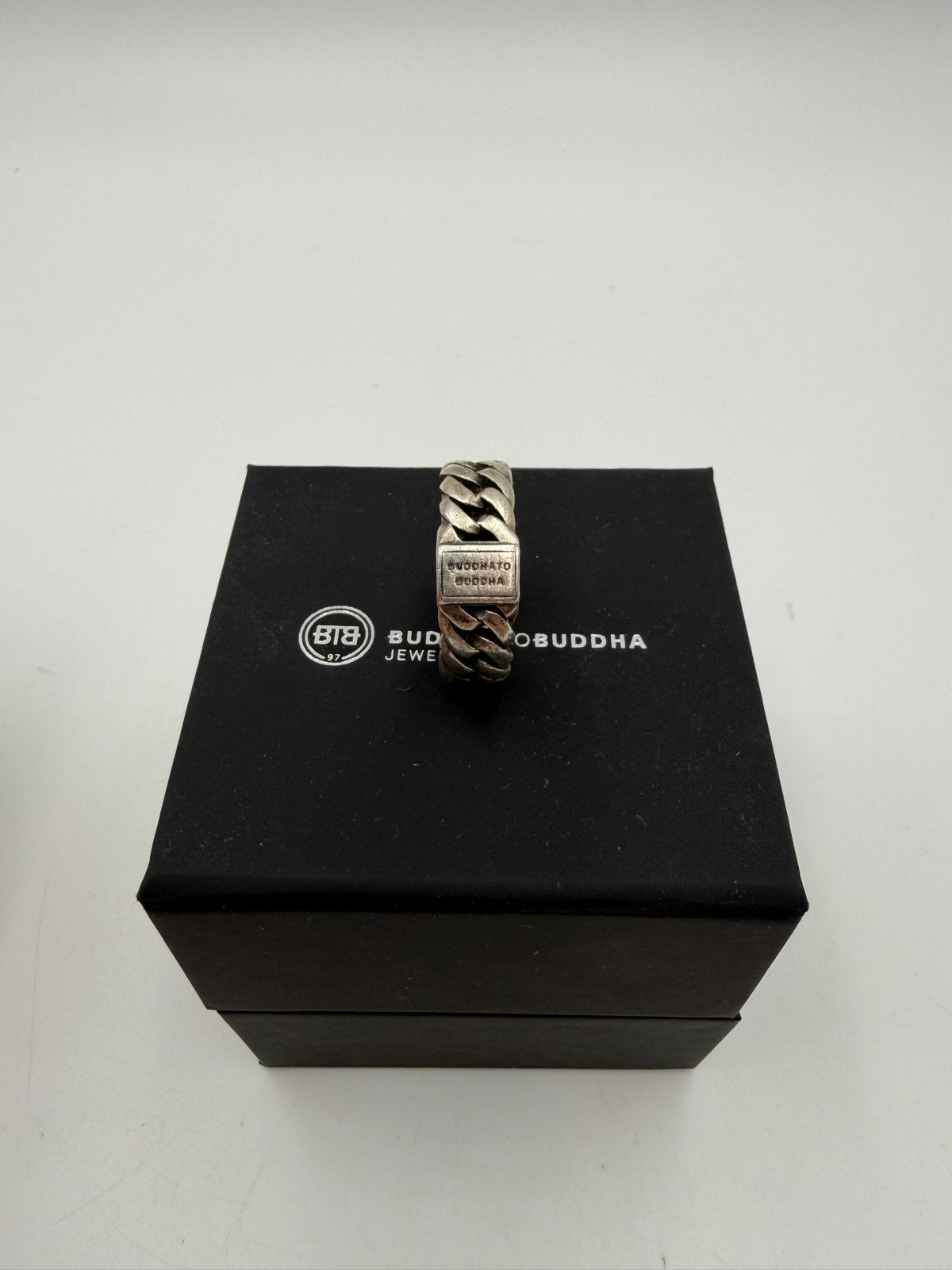 Buddha to Buddha ring, heren, maat 19, 19 tot 20, Heer, Ophalen of Verzenden, Zo goed als nieuw