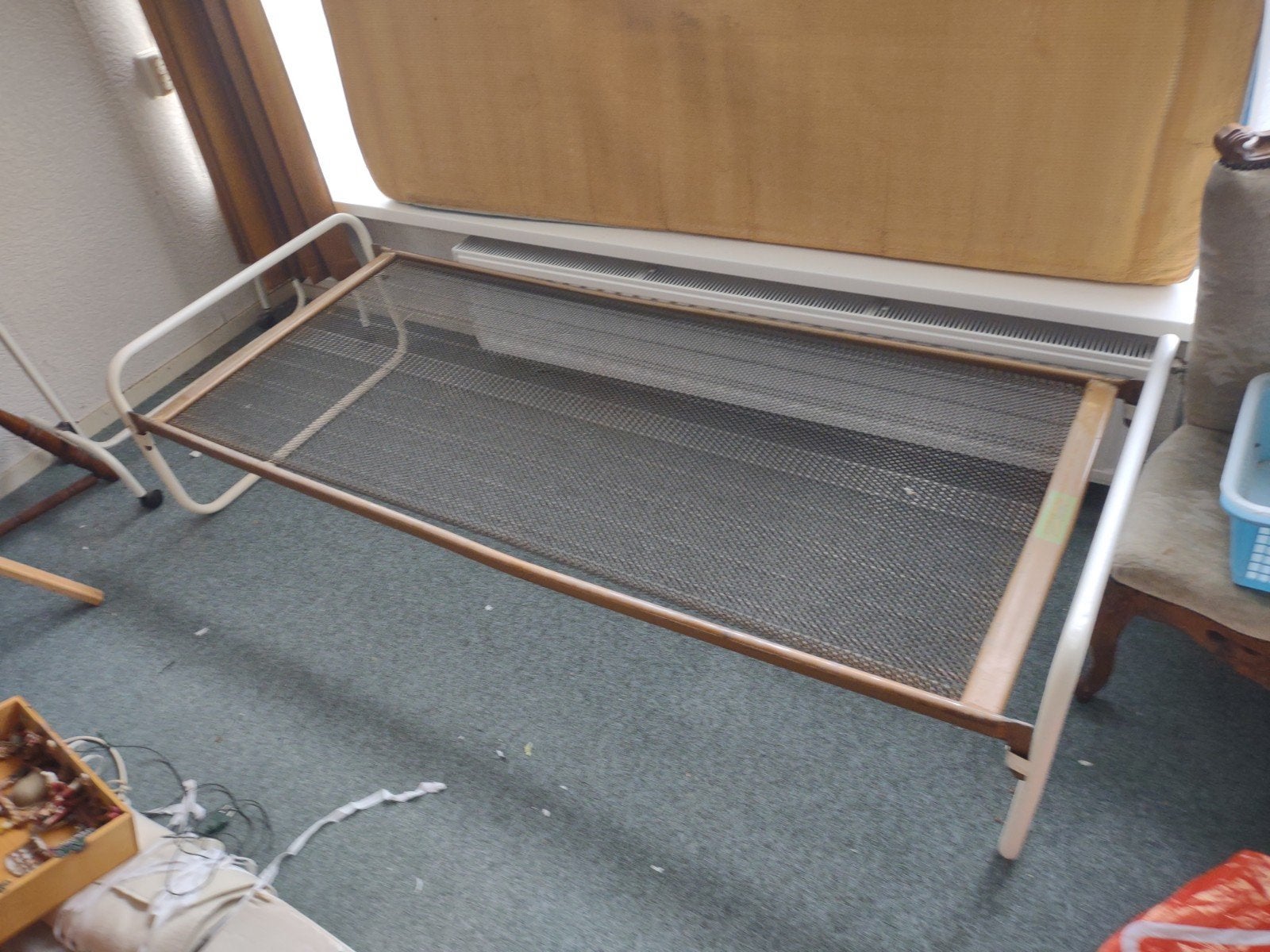 bedframe, Ophalen, 90 cm, Eenpersoons, Zwart