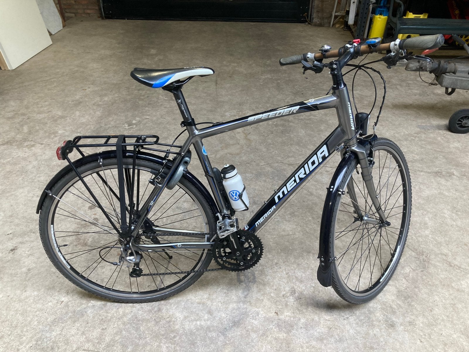 Merida Speeder T2 fitness hybride fiets, Overige merken, 28 inch, Gebruikt, Velgrem