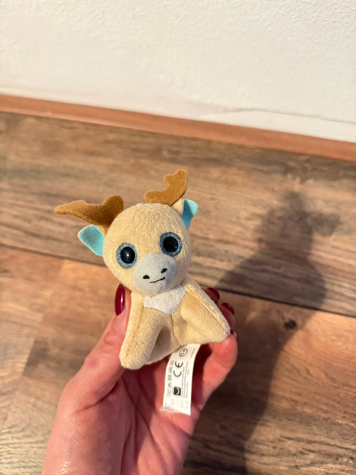 Kleine TY knuffel / beanie van een Hert., Overige typen, Ophalen of Verzenden, Zo goed als nieuw, Klein (minder dan 20 cm)