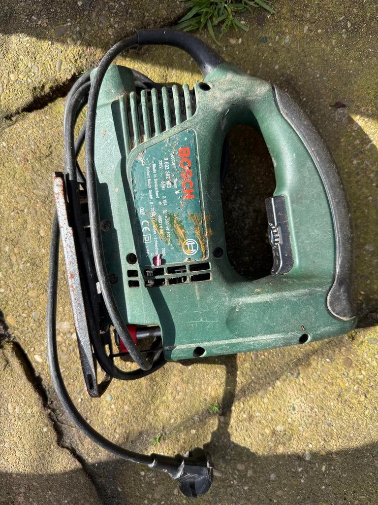 Te koop Bosch Decopeer zaagmachine 600 Watt, Doe-het-zelf en Verbouw, Gereedschap | Zaagmachines, Ophalen of Verzenden, Zo goed als nieuw