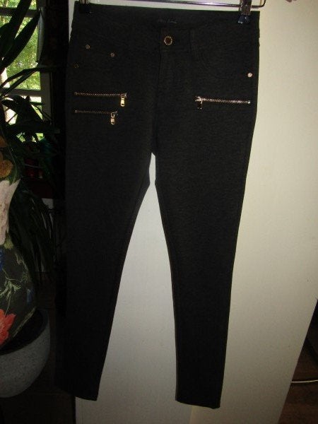 E1848 Miss Anna mt 34-36 jeans antraciet jersey gemêleerd, Verzenden, Miss Anna, Zo goed als nieuw, Maat 34 (XS) of kleiner