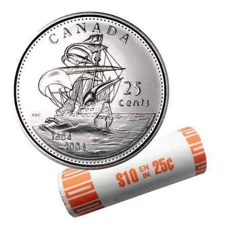 Canada - 25 cent 2004 - Saint Croix Island - Uncirculated, Verzenden, Noord-Amerika, Losse munt