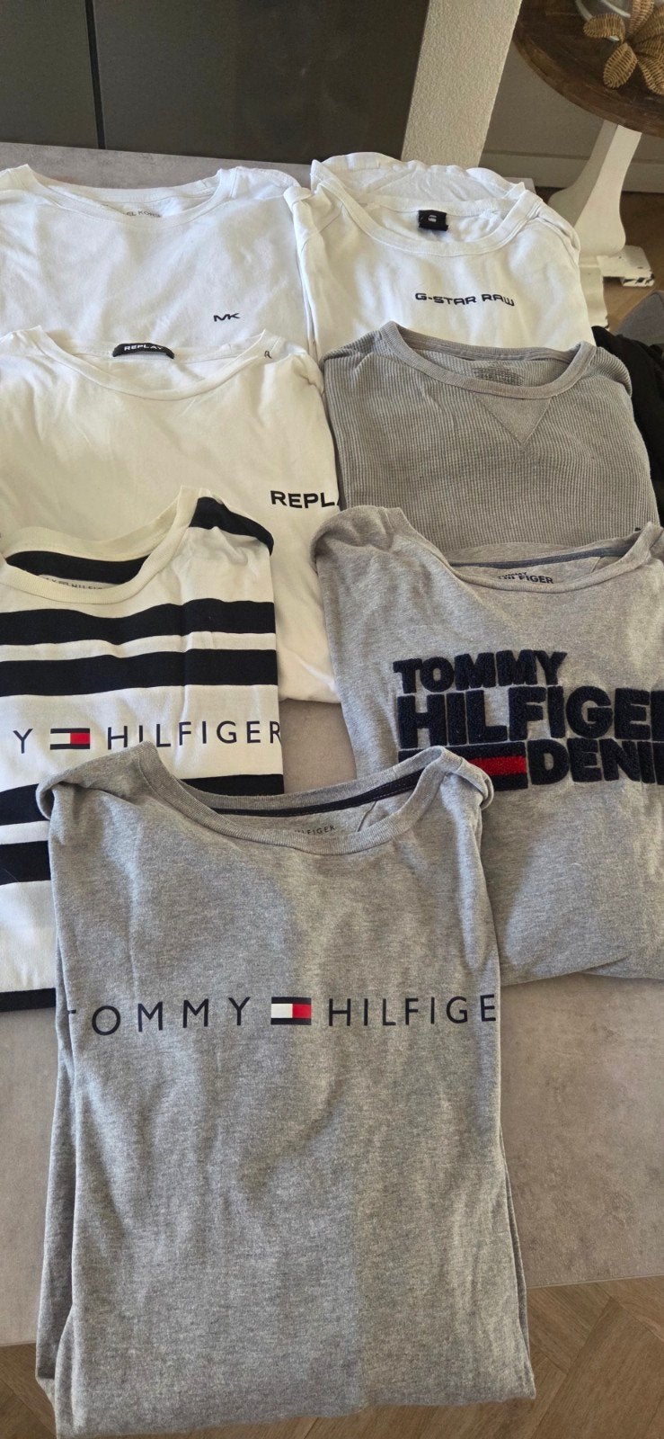 Diverse merken longsleeves maat L (Tommy Hilfiger,Gstar etc), Verzenden, Gedragen, Maat 52/54 (L)