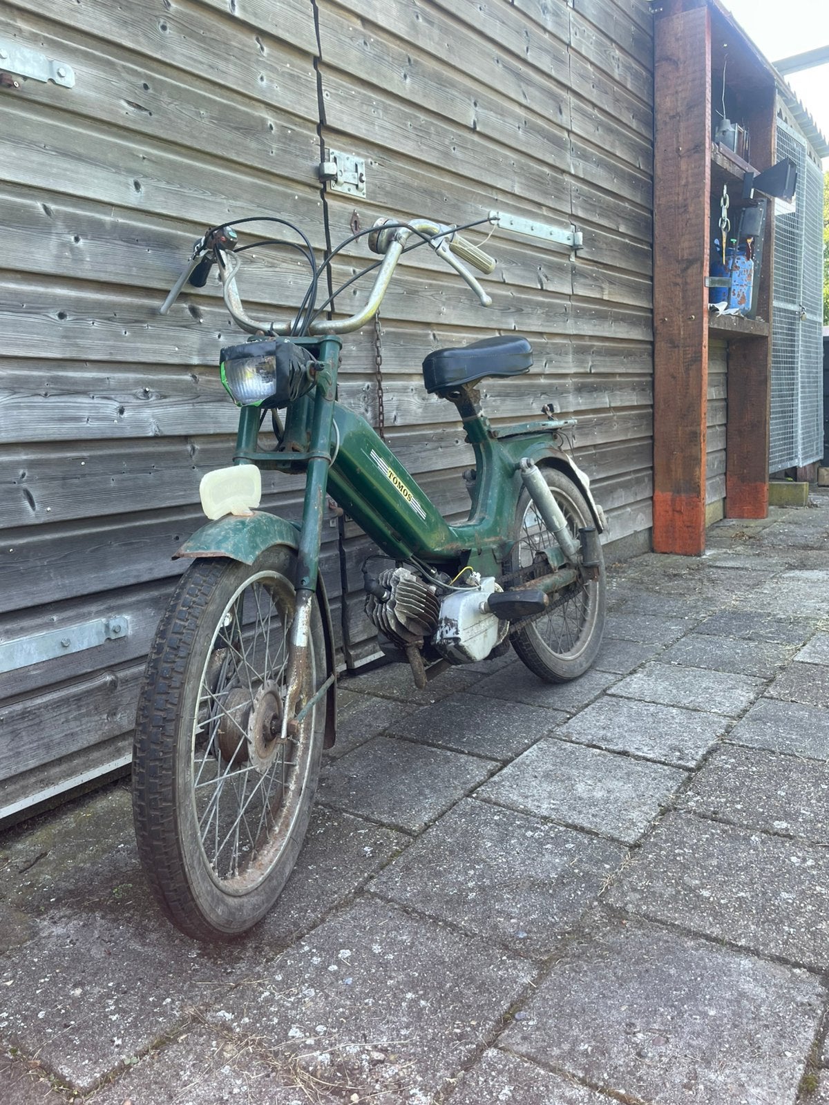Tomos oltimer, Fietsen en Brommers, Brommers | Oldtimers, Maximaal 45 km/u, 49 cc, 2 versnellingen, Ophalen