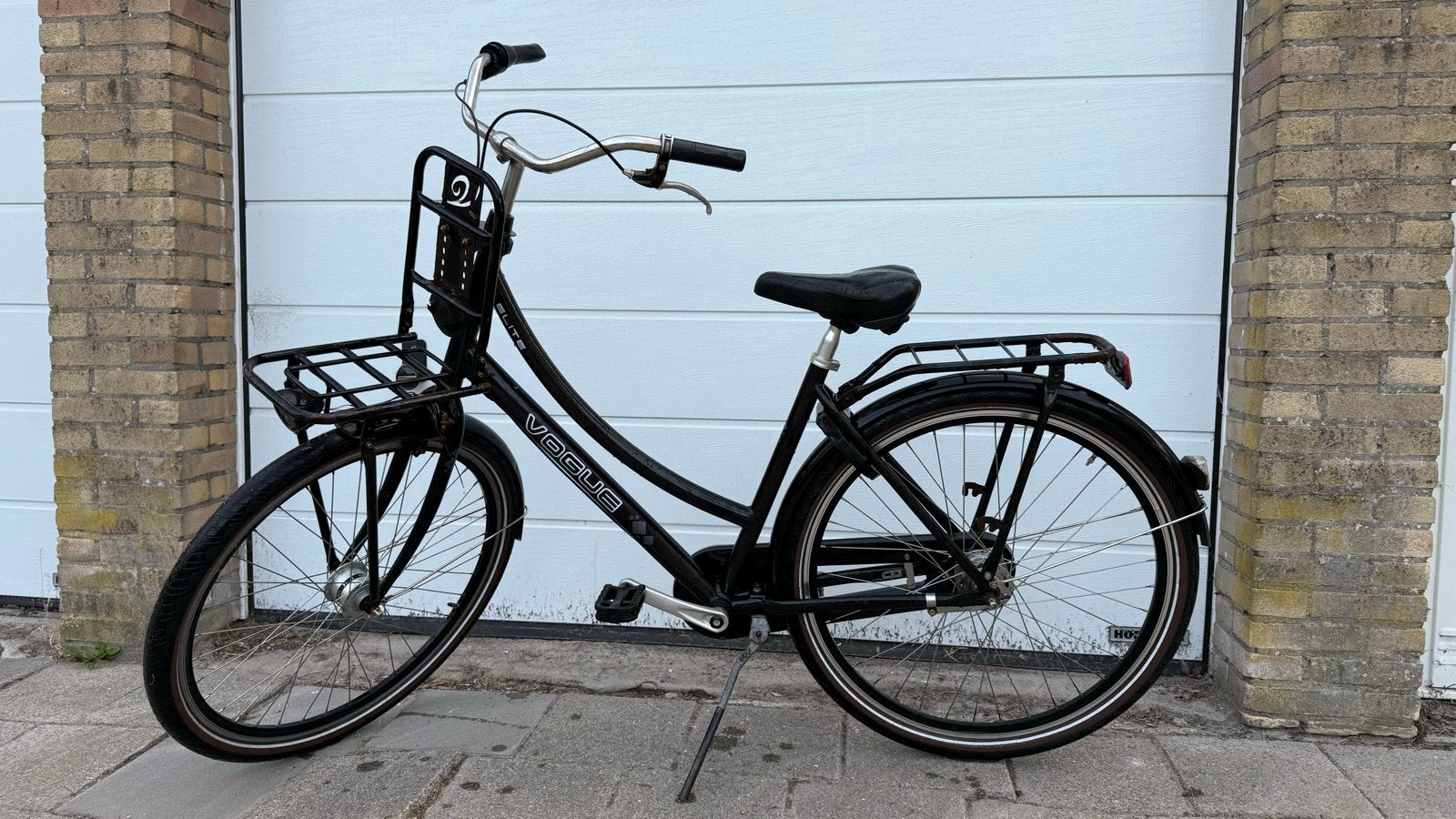 Vogue Elite Damesfiets met voordrager en 7 versnellingen, Terugtraprem, Versnellingen, Ophalen, Overige merken