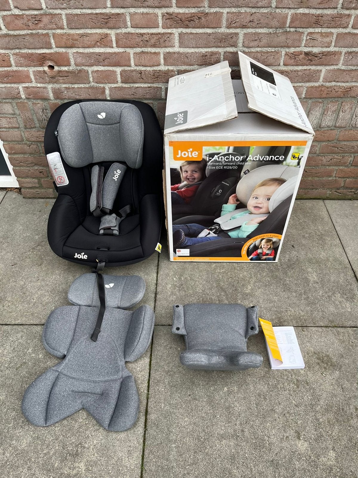 Joie i-Anchor Advance autostoel met i-Base Advance, 0 t/m 18 kg, Verstelbare rugleuning, Zo goed als nieuw, Isofix