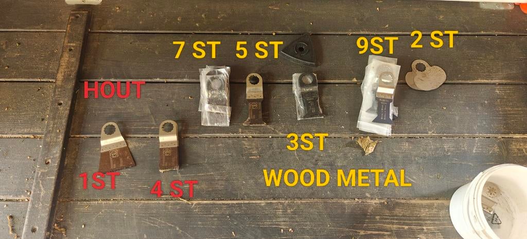 Fein zaagjes voor hout en metaal - Diverse typen, Overige typen, Nieuw, Ophalen of Verzenden, Fein