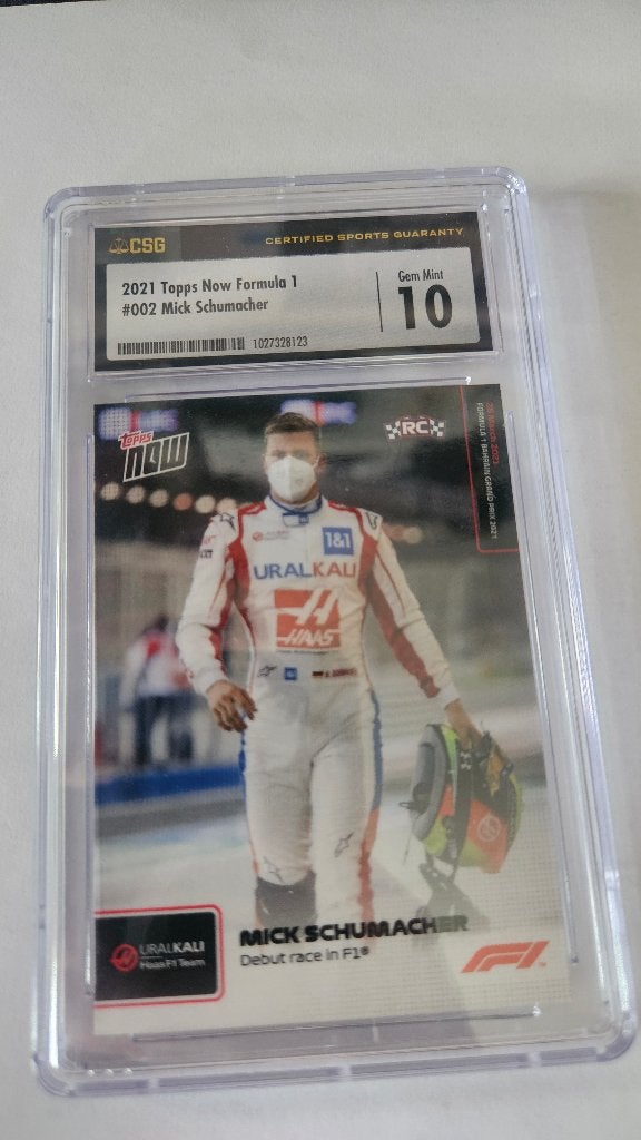 2021 Topps Now Formula 1 Mick Schumacher Rookie Card, Ophalen of Verzenden, Nieuw, Plaatje