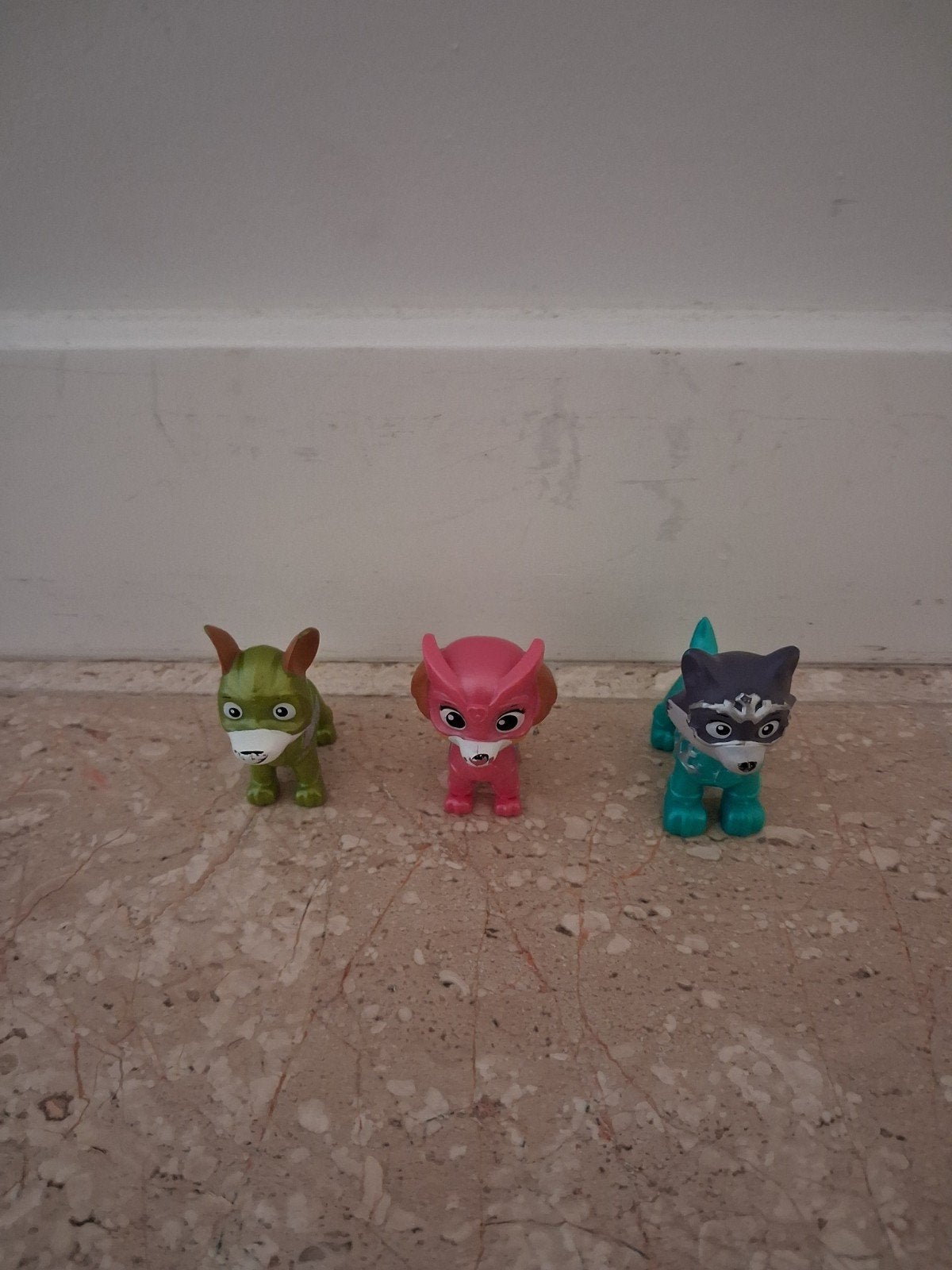 3 stuks Paw Patrol Mighty Pups Super Paws figuren, Ophalen of Verzenden, Jongen of Meisje