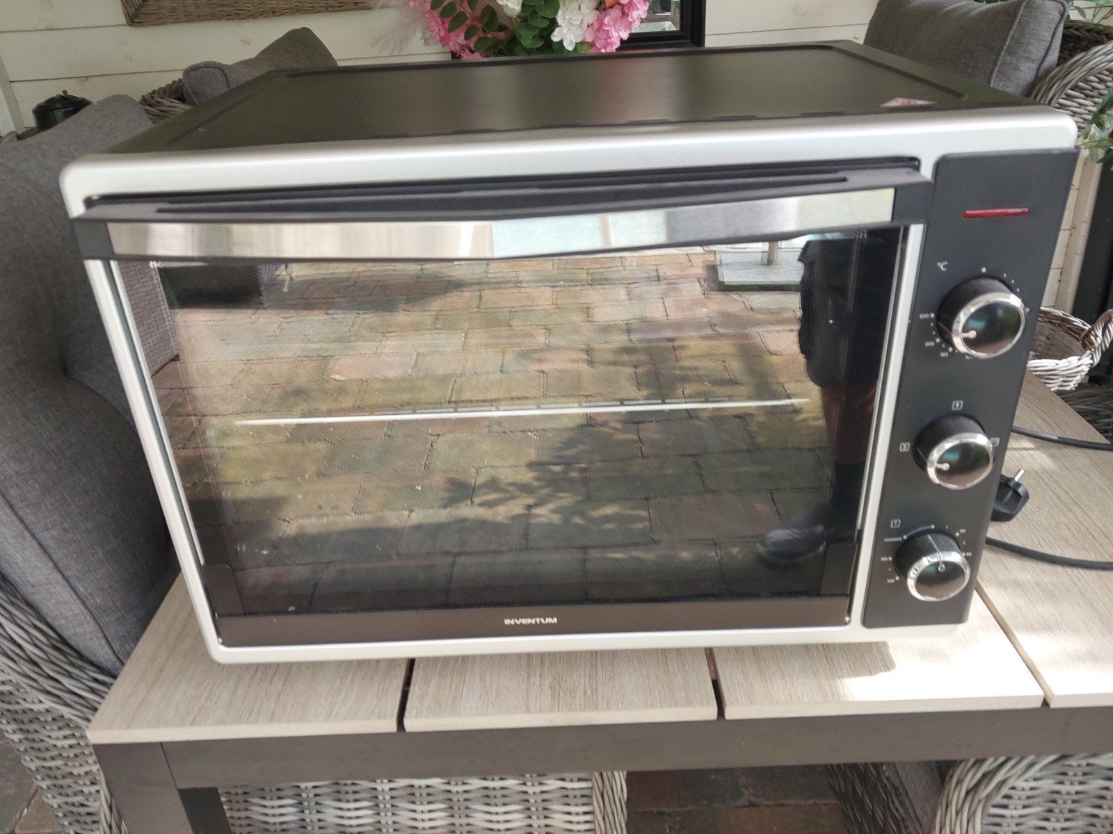 Inventum Mini-oven OV525CS/02 - Zo goed als nieuw, Witgoed en Apparatuur, Ovens, Ophalen, Minder dan 45 cm, Zo goed als nieuw