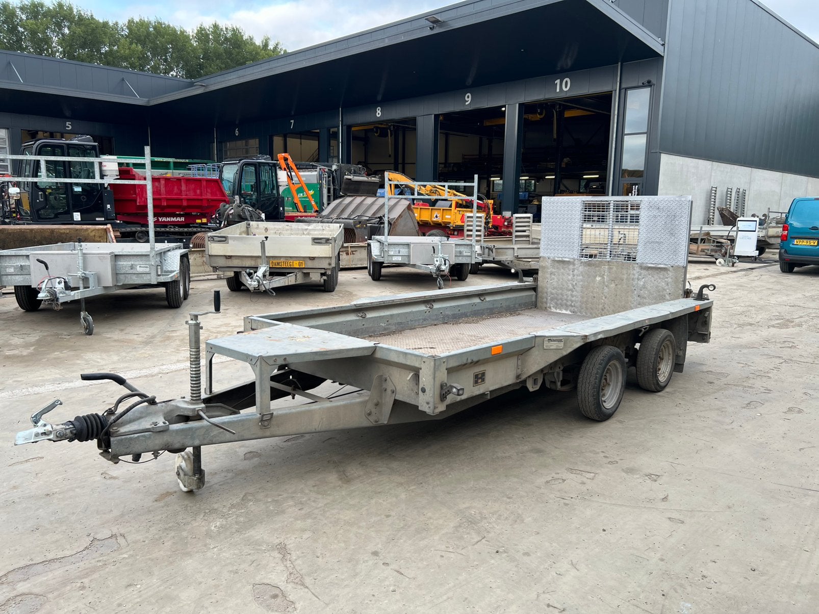 IFOR WILLIAMS / machinetransporter / stalen vloer / 3500 KG, Ophalen, Zo goed als nieuw