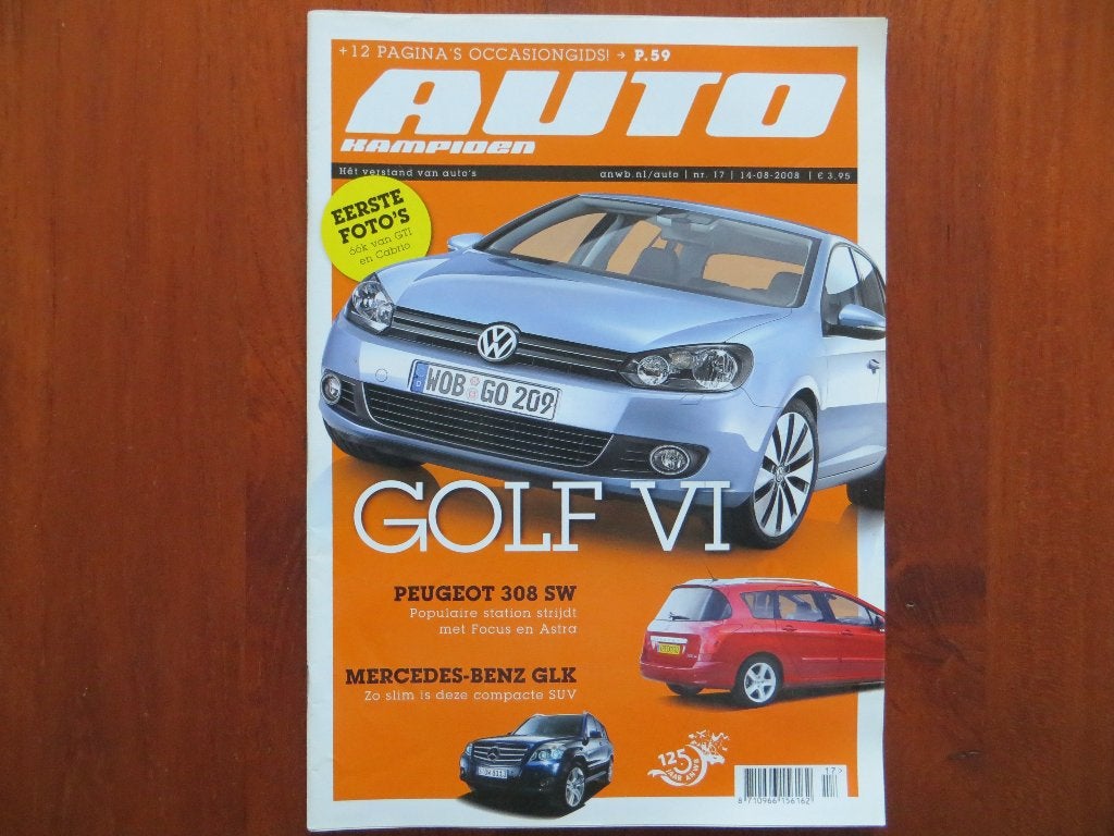 Autokampioen 17 2008 Golf VI, 308 SW, GLK, Renault 5, Lotus, Boeken, Ophalen of Verzenden, Nieuw, Renault