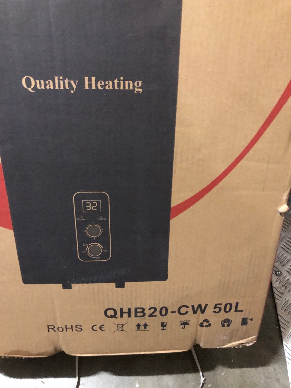 Quality Heating Elektrische Boiler 50L - Nieuw in doos, Ophalen, 20 tot 100 liter, Aardgas, Nieuw