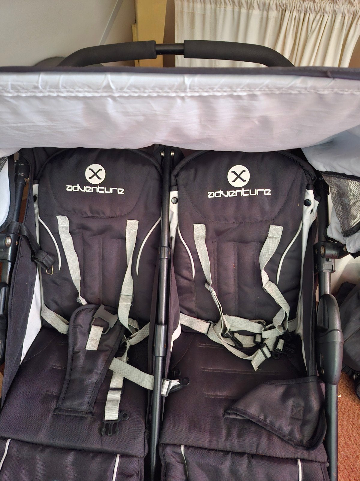 wandelwagen X-adventure voor 2 kindjes of tweeling, Kinderen en Baby's, Kinderwagens en Combinaties, Ophalen, Overige merken
