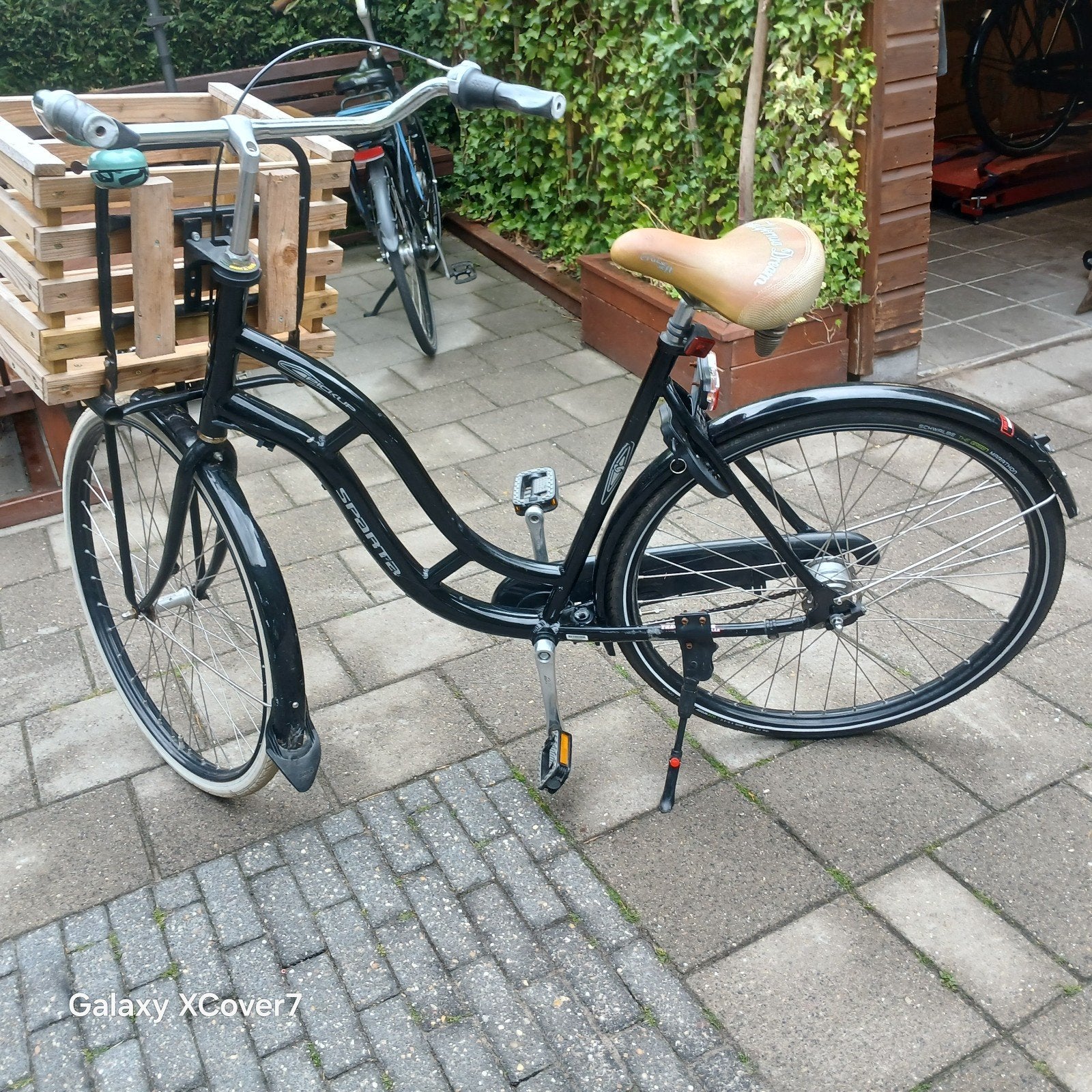 mooie weduwe fiets, Ophalen