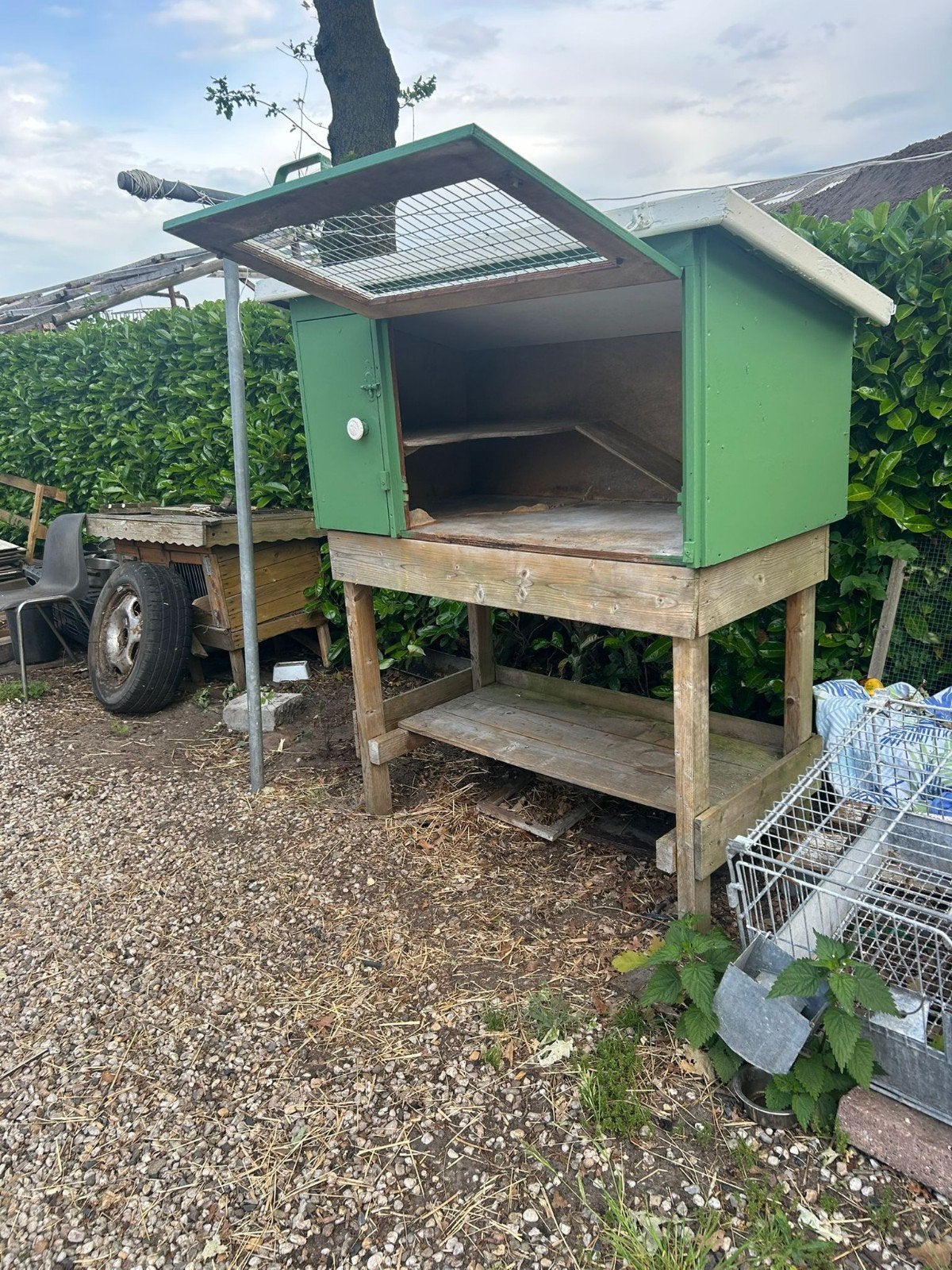 Konijnenhok, Dieren en Toebehoren, Ophalen of Verzenden, Gebruikt, Hok, Fret