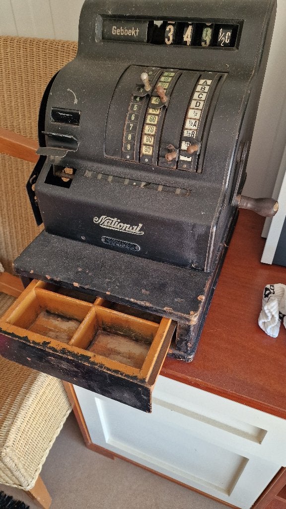National kassa oldtimer, Antiek en Kunst, Ophalen