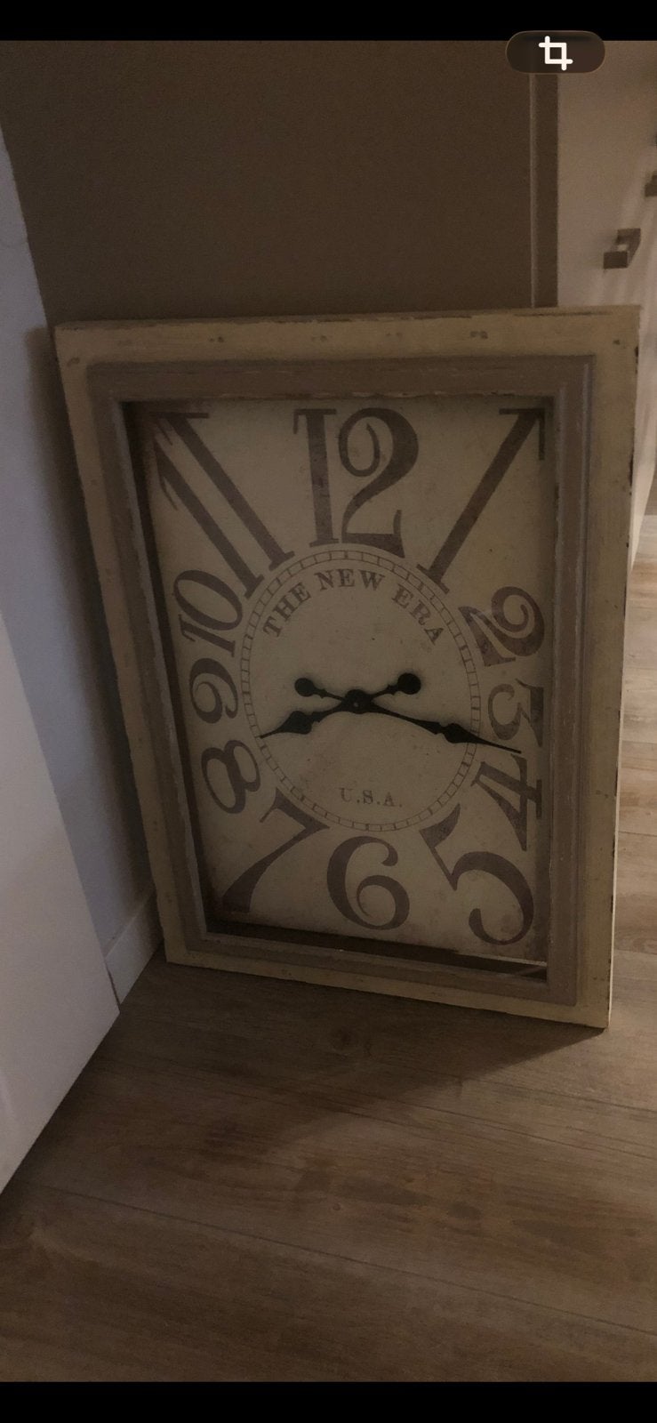 Klok groot, Ophalen of Verzenden, Zo goed als nieuw, Wandklok