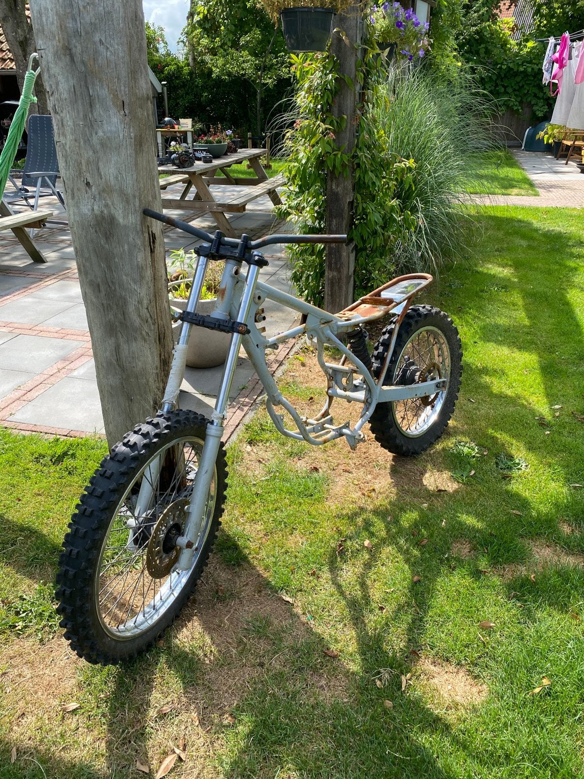 Honda mtx rollend frame, Fietsen en Brommers, Brommers | Honda, Zo goed als nieuw, MTX, Ophalen