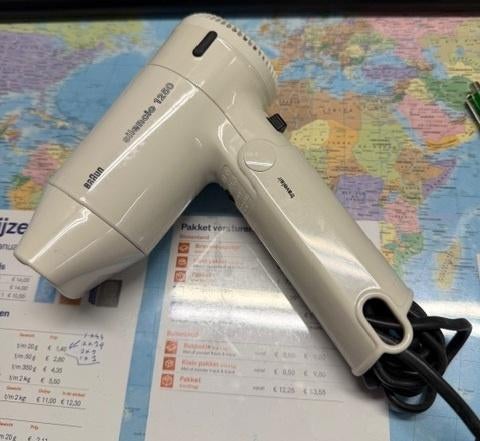 Travel Reis Fohn Braun Silencio 1250 Haardroger Nr  31 jdu, Verzenden, Zo goed als nieuw, Haarverzorging